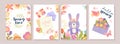 Spring banners set Royalty Free Stock Photo