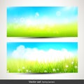 Spring banners Royalty Free Stock Photo