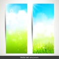 Spring banners Royalty Free Stock Photo