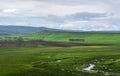 Spring beautiful farmland