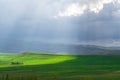 Spring beautiful farmland