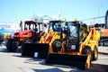 Spring - begining of construction season in Vilnius city Royalty Free Stock Photo