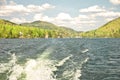 Spring Boat Ride/Mountains/Sky