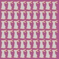 Spring Bunnies Spring Design Pattern Texture Royalty Free Stock Photo