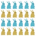 Spring Bunnies Spring Design Pattern Texture Royalty Free Stock Photo