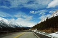 Spring canadian rocky mountains