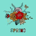 Spring card