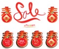 Spring Chinese sale sticker