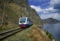 Spring on the Circum-Baikal Railroad Royalty Free Stock Photo