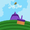 Spring clean concept image