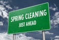 Spring Cleaning just ahead as roadsign message