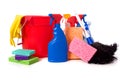 Spring Cleaning Supplies Royalty Free Stock Photo