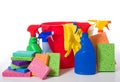 Spring Cleaning Supplies Royalty Free Stock Photo