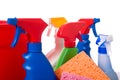 Spring Cleaning Supplies Royalty Free Stock Photo