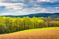 Spring color in rural York County, Pennsylvania.