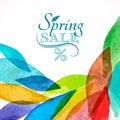 Spring color sale watercolor