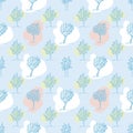 Spring colors tree design.