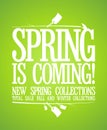 Spring is coming design.