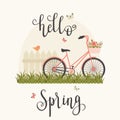 Spring concept vector illustration