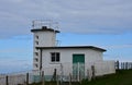 Spring Day at the Fog Horn Station on St Bees Head Royalty Free Stock Photo