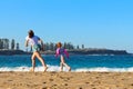 Spring day at Kendalls Beach, Kiama Royalty Free Stock Photo