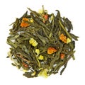 Spring day tea with China Pai Mu Tan and Sencha Royalty Free Stock Photo