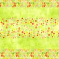 Spring easter vibrant green brush strokes for scrapbooking. Watercolor coloured green texture. A seamless pattern with abstract