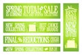 Spring fashion sale banners.