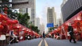 Spring Festival Chinese New Year flower market in Shenzhen. Royalty Free Stock Photo