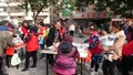 Shenzhen, China: retired senior cadres write free Spring Festival couplets for residents in a residential community