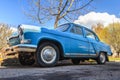 Spring fever of retro car Royalty Free Stock Photo