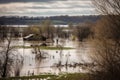 devastating flood and the resilience of life, generative ai