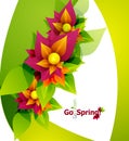 Spring flower abstract background Royalty Free Stock Photo
