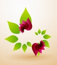 Spring flower abstract background Royalty Free Stock Photo