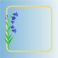 Spring flower Bluebell campanula background vector Royalty Free Stock Photo