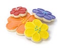 Spring Flower Gourmet Cookies Royalty Free Stock Photo