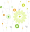 Spring flower pattern Royalty Free Stock Photo