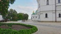 Flowering trees in the Kiev Pechersk Lavra