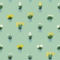 Spring flowers illustration