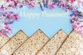 Spring flowers and matzah