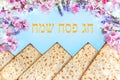 Spring flowers and matzah