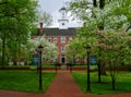 Spring flowers at Ohio University Royalty Free Stock Photo