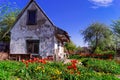 House in ruins in Kaliningrad