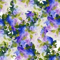 Spring flowers seamless pattern