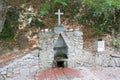 The Holy spring of Kozmo-Damianovskiy monastery in Crimea Royalty Free Stock Photo