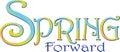 Spring Forward Text Banner