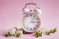 Spring Forward Time - Savings Daylight Concept Royalty Free Stock Photo