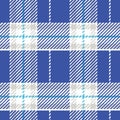 Spring fresh seamless plaid vector pattern. Gingham bright color checker background. Woven tweed all over print.