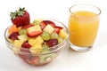 Spring Fruit Cocktail and Fruit Juice Royalty Free Stock Photo