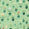 Spring Garden Fabric: Quirky Pottery Inspired By Emiliano Ponzi